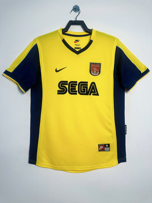 Camiseta Retro de Hombre del Arsenal Visitante - Temporada 2000/01