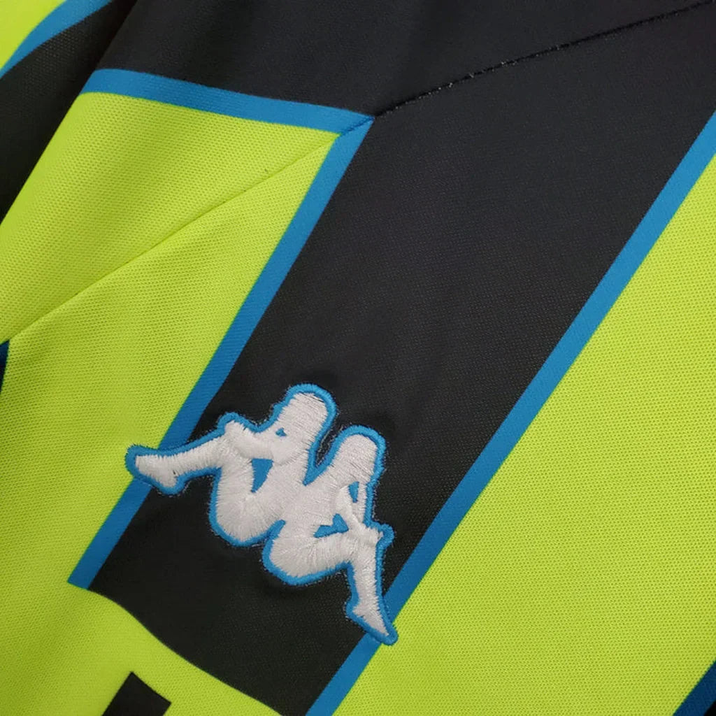 Jersey Manchester City Retro Yellow and Black - 1998/1999