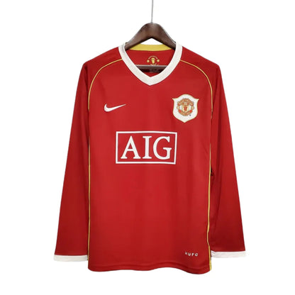 Maillot Rétro Manches Longues Manchester United Rouge - 2006/2007
