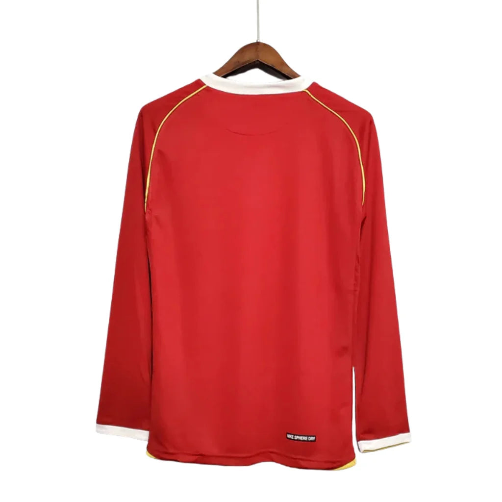 Maillot Rétro Manches Longues Manchester United Rouge - 2006/2007