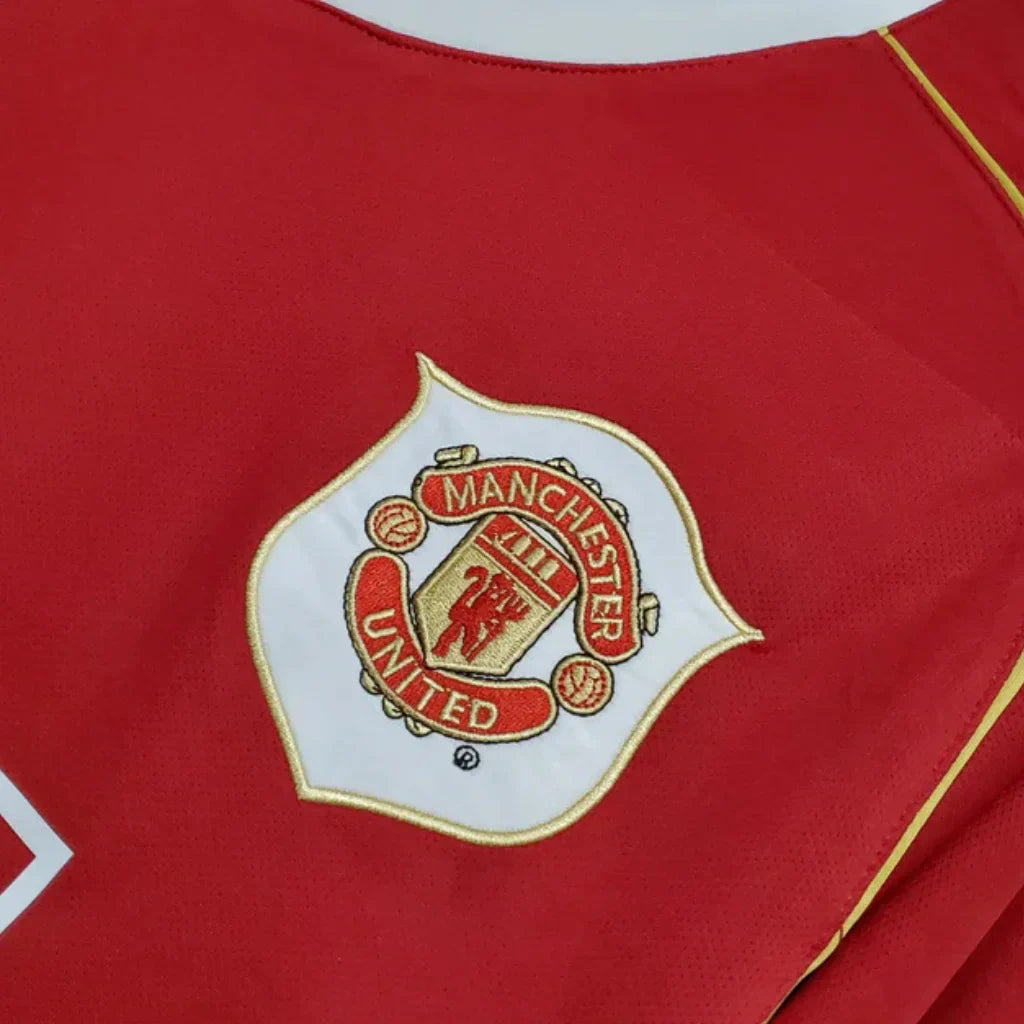 Maillot Rétro Manches Longues Manchester United Rouge - 2006/2007