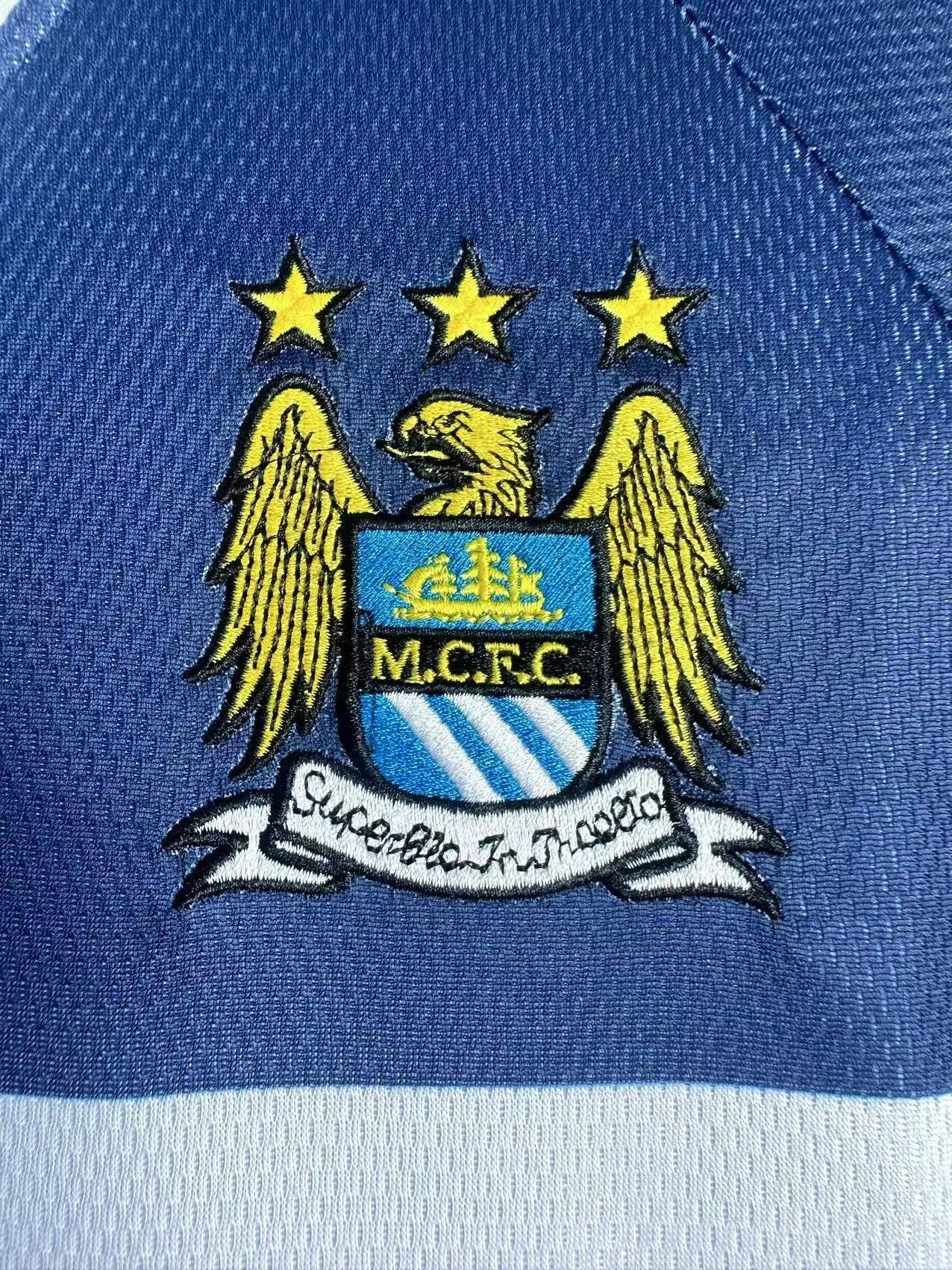 Camiseta Retro Manga Larga Manchester City - 1997/1998
