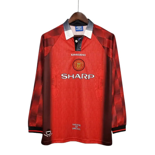 Retro Long Sleeve  Manchester United Red - 1996