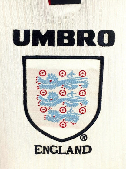 Maillot Rétro Homme Manches Longues Équipe Nationale d'Angleterre - 1998