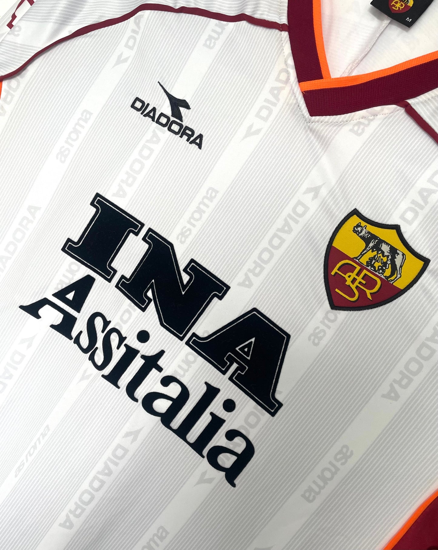 Maillot Rétro AS Roma Extérieur Manches Longues Homme - 1999/00