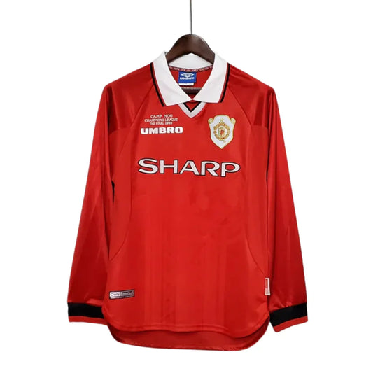 Retro Long Sleeve  Manchester United Red - 1999