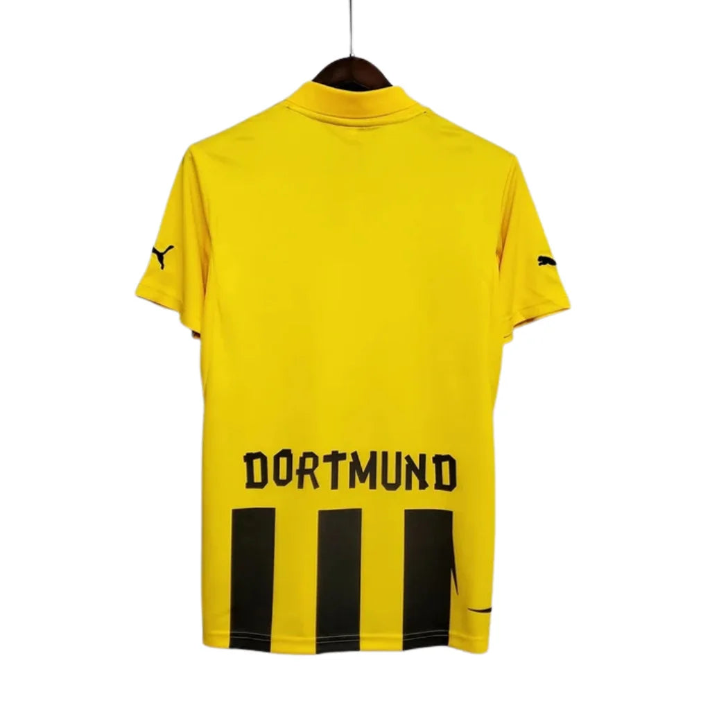 Maillot Rétro Borussia Dortmund Jaune et Noir - 12/13