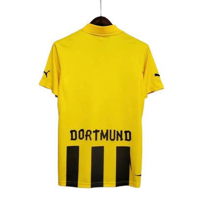 Maillot Rétro Borussia Dortmund Jaune et Noir - 12/13