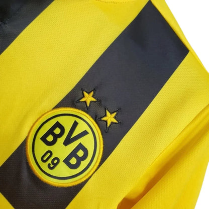 Maillot Rétro Borussia Dortmund Jaune et Noir - 12/13