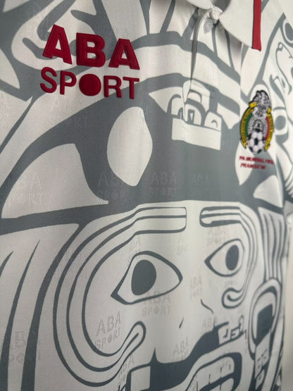 Camiseta retro de visitante de la Selección Nacional de México para hombre - 1998
