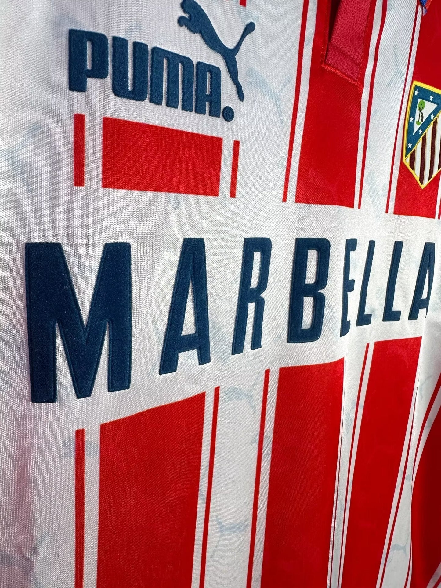 Camiseta Retro de Hombre de Manga Larga del Atlético de Madrid - Temporada 1994/95