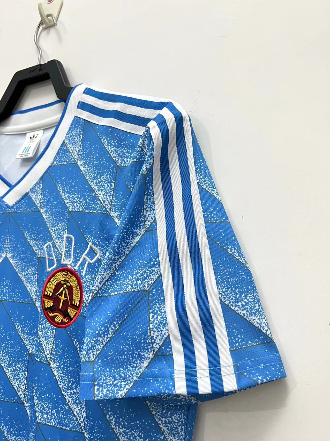 Jersey Retro Hombre Alemania Oriental - Selección Nacional 1988