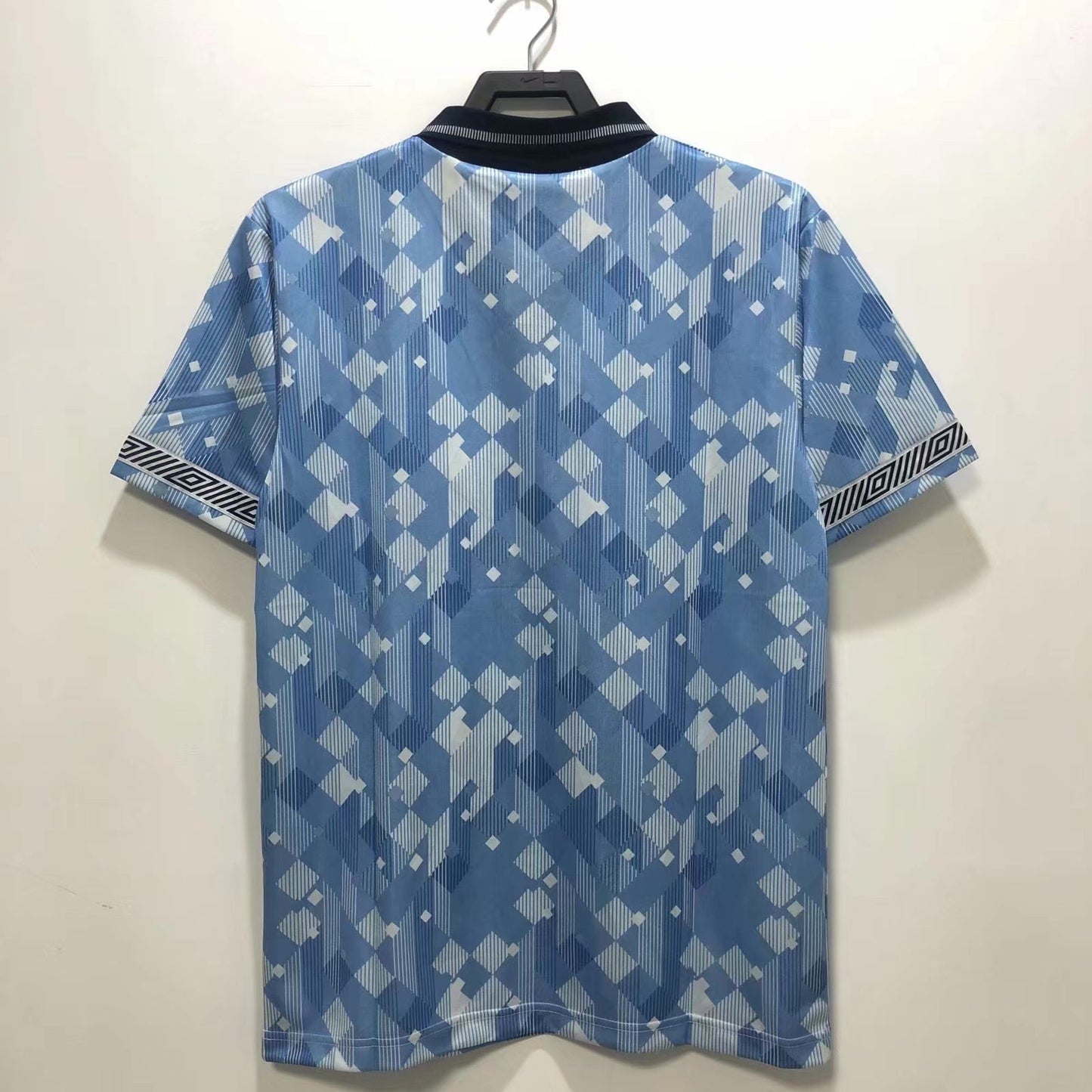 Maillot Rétro Homme Équipe Nationale d'Angleterre Bleu - 1990