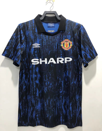 Maillot Rétro Homme Manchester United Noir - 1993