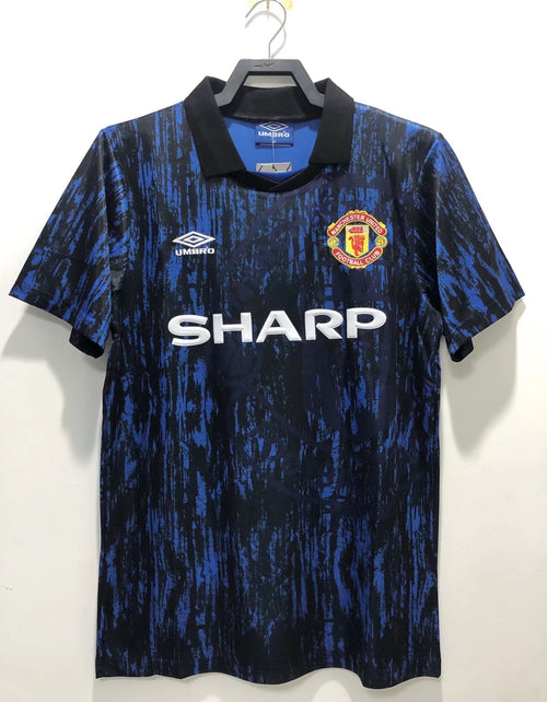 Maillot Rétro Homme Manchester United Noir - 1993