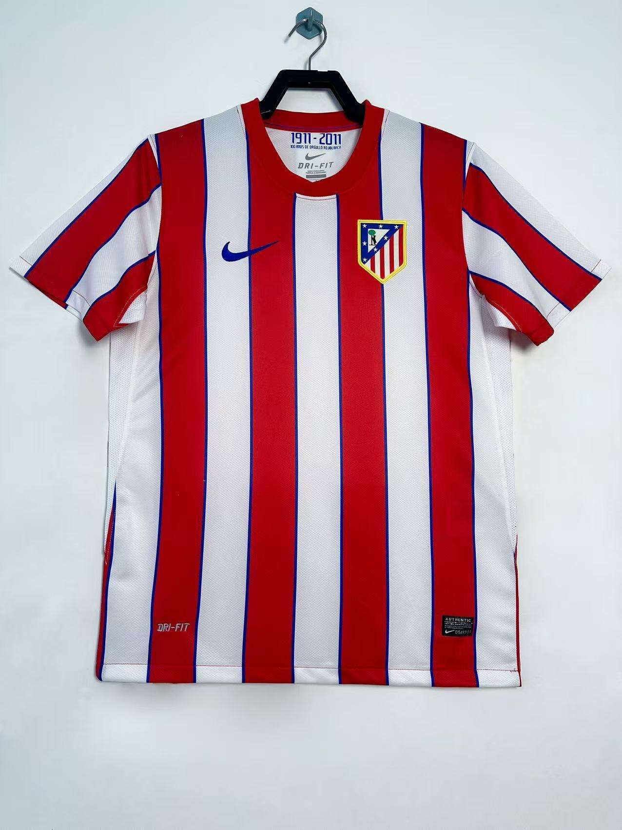 Maillot Rétro Homme Atlético de Madrid Championnat National Domicile - 2011/2012