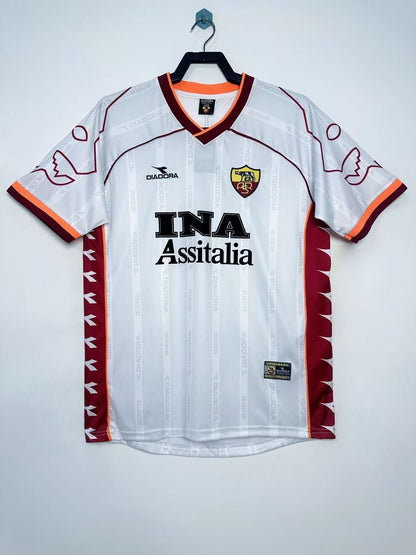 Camiseta Retro de Hombre Roma Visitante - 1999/00