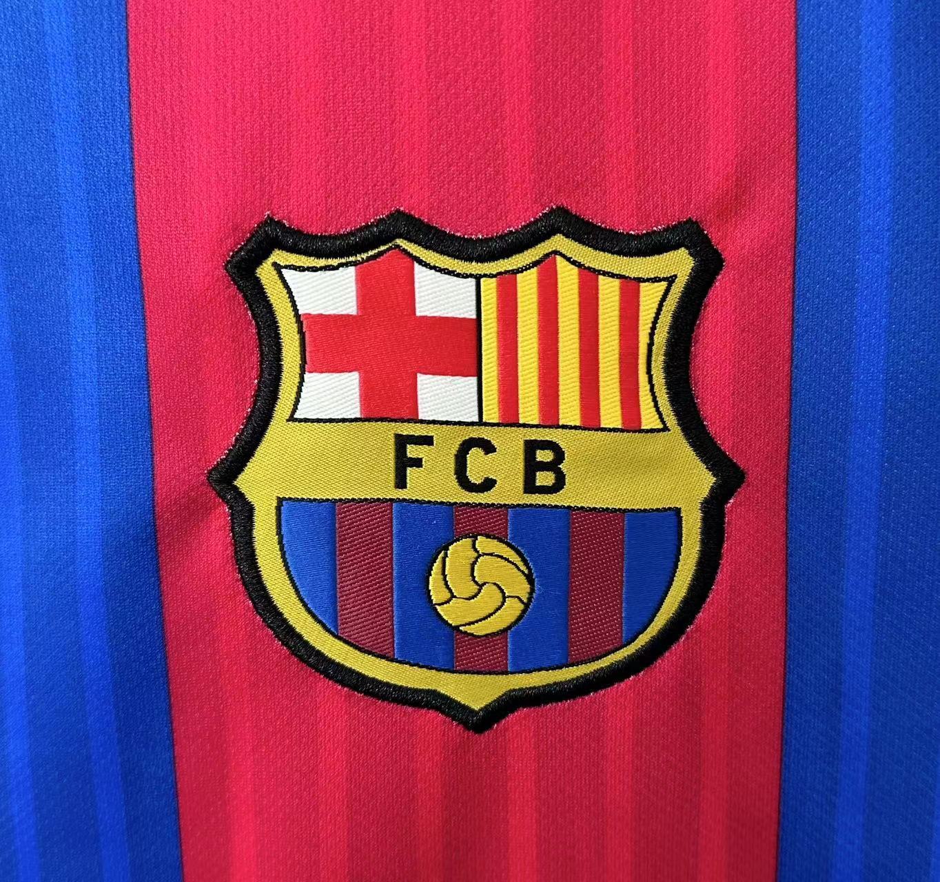 Camiseta Retro de Hombre de Manga Larga del FC Barcelona - 2016/17