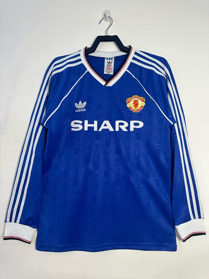 Maillot Rétro Manches Longues Manchester United Extérieur - 1988/90