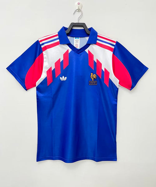 Camiseta Retro de Hombre Selección Nacional de Francia - 1990