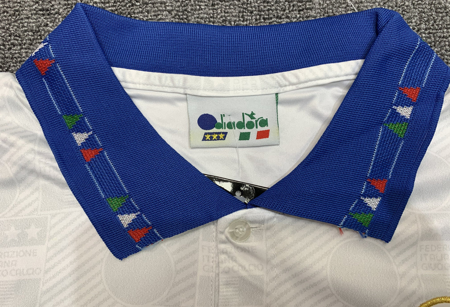 Camiseta Retro de Hombre Selección Nacional de Italia Visitante - 1994
