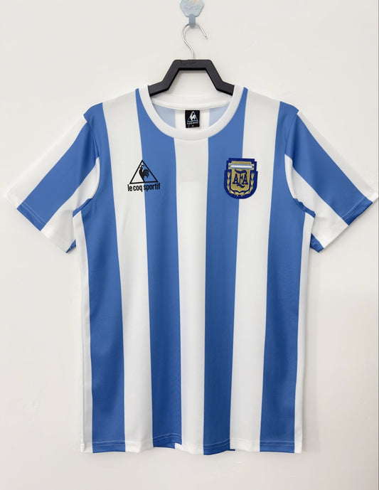 Camiseta Retro de Hombre Selección Nacional de Argentina - 1986