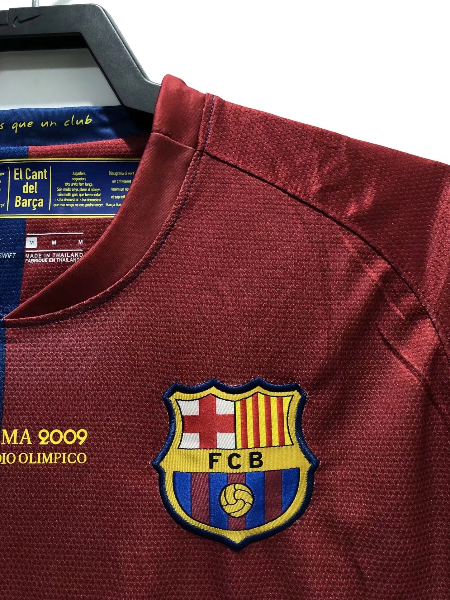 Man's Retro Jersey Barcelona Team Champions League Home - 2008/09