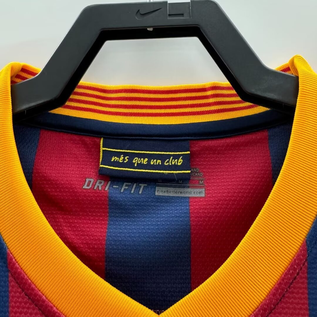 Maillot Rétro Homme Domicile du FC Barcelone - Saison 2013/2014