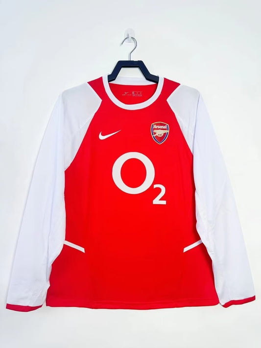 Camiseta Retro de Manga Larga del Arsenal - Equipación Local 2002/03 para Hombre