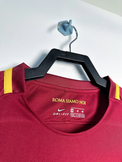 Maillot Rétro Homme Manches Longues Domicile AS Roma - 2017/18