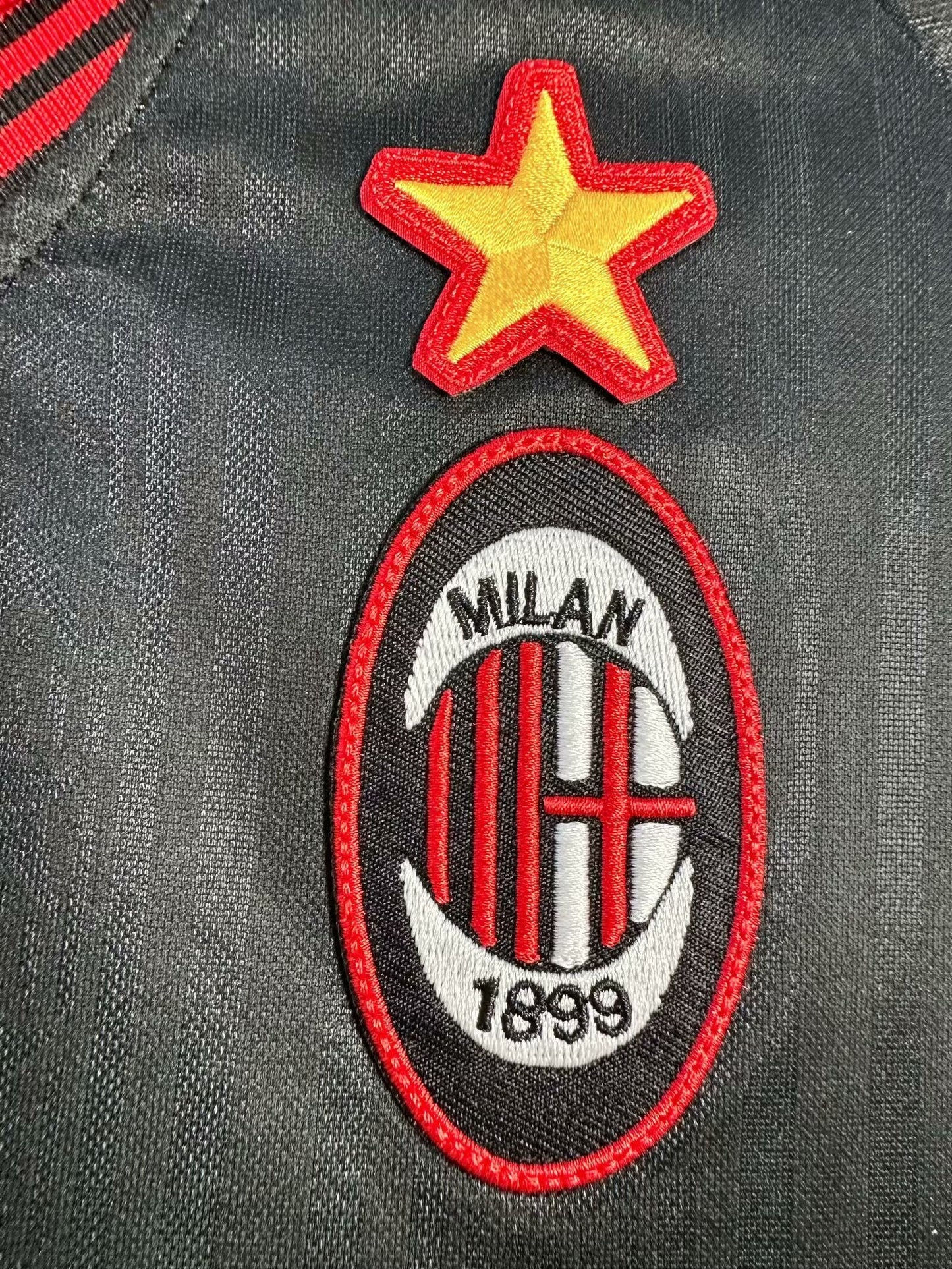 Maillot Rétro Homme Milan Édition Spéciale Noir - 1997/1998