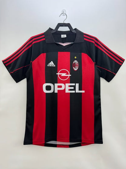 Camiseta Retro de Hombre del AC Milán Local - 2000/2002