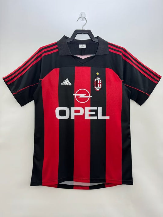 Camiseta Retro de Hombre del AC Milán Local - 2000/2002