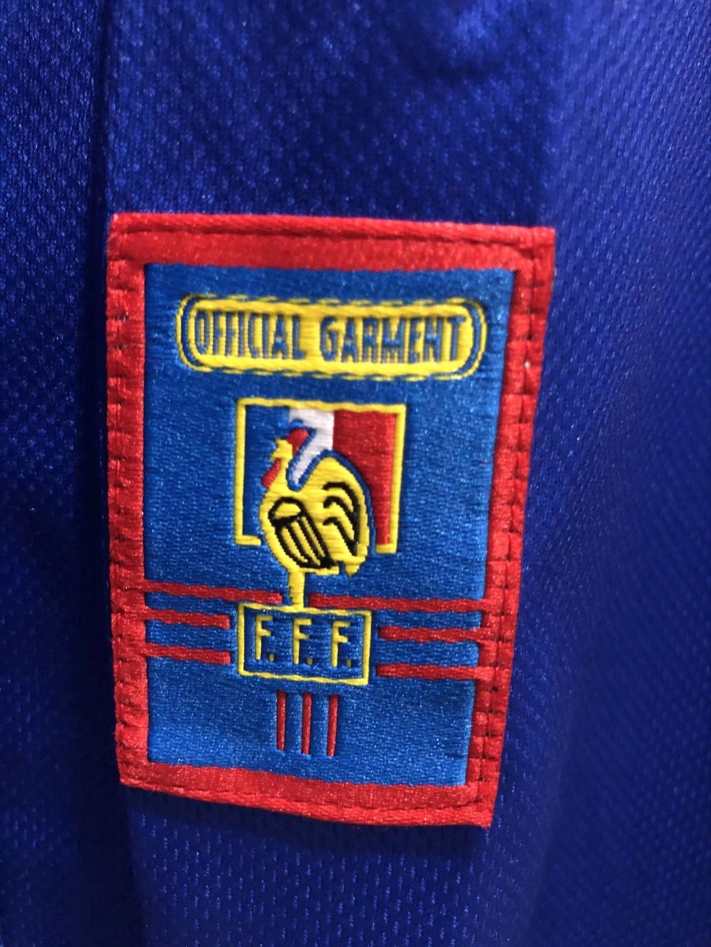 Camiseta Retro Hombre Manga Larga Selección Nacional de Francia Local - 1998