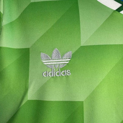 Maillot Rétro Homme Équipe Nationale d'Allemagne Vert Clair - 1998