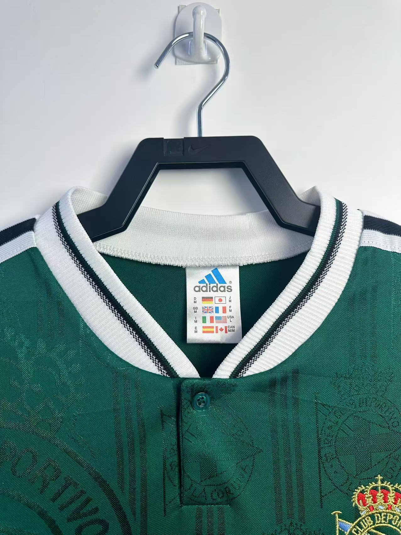 Camiseta retro de manga larga para hombre del Deportivo La Coruña - Temporada 1999/00