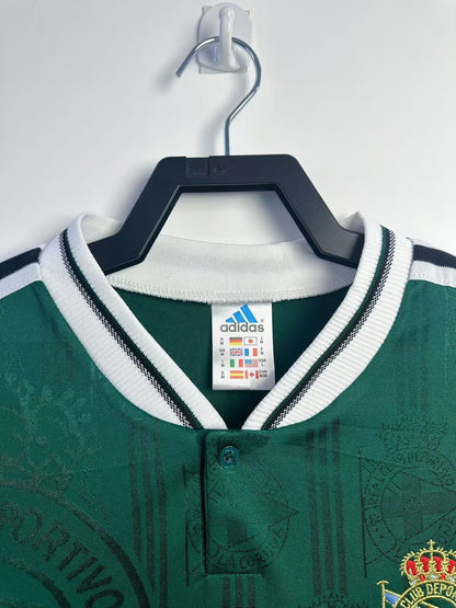 Camiseta retro de manga larga para hombre del Deportivo La Coruña - Temporada 1999/00