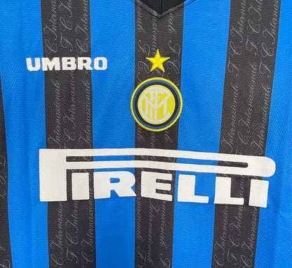 Maillot Rétro Homme Manches Longues Inter Milan - Saison 1997/98