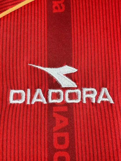 Maillot rétro homme à manches longues Domicile AS Roma - 1999/00