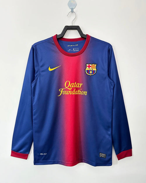 Maillot Rétro Homme Manches Longues Equipe de Barcelone - 2012/13