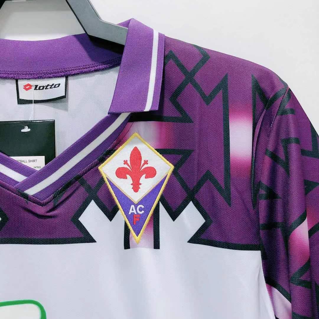 Camiseta retro de hombre Fiorentina - Equipación visitante 1992/93