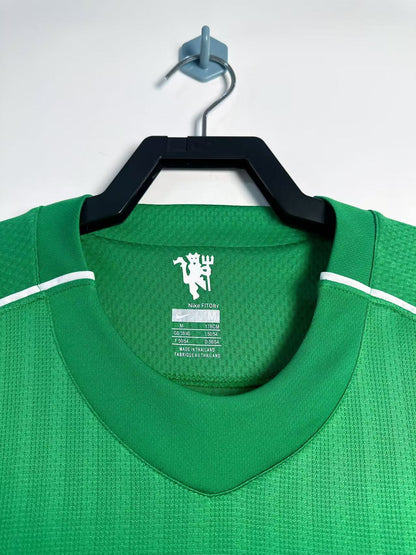 Maillot Rétro Homme Manchester United Équipe Vert Gardien de But - 2007/08