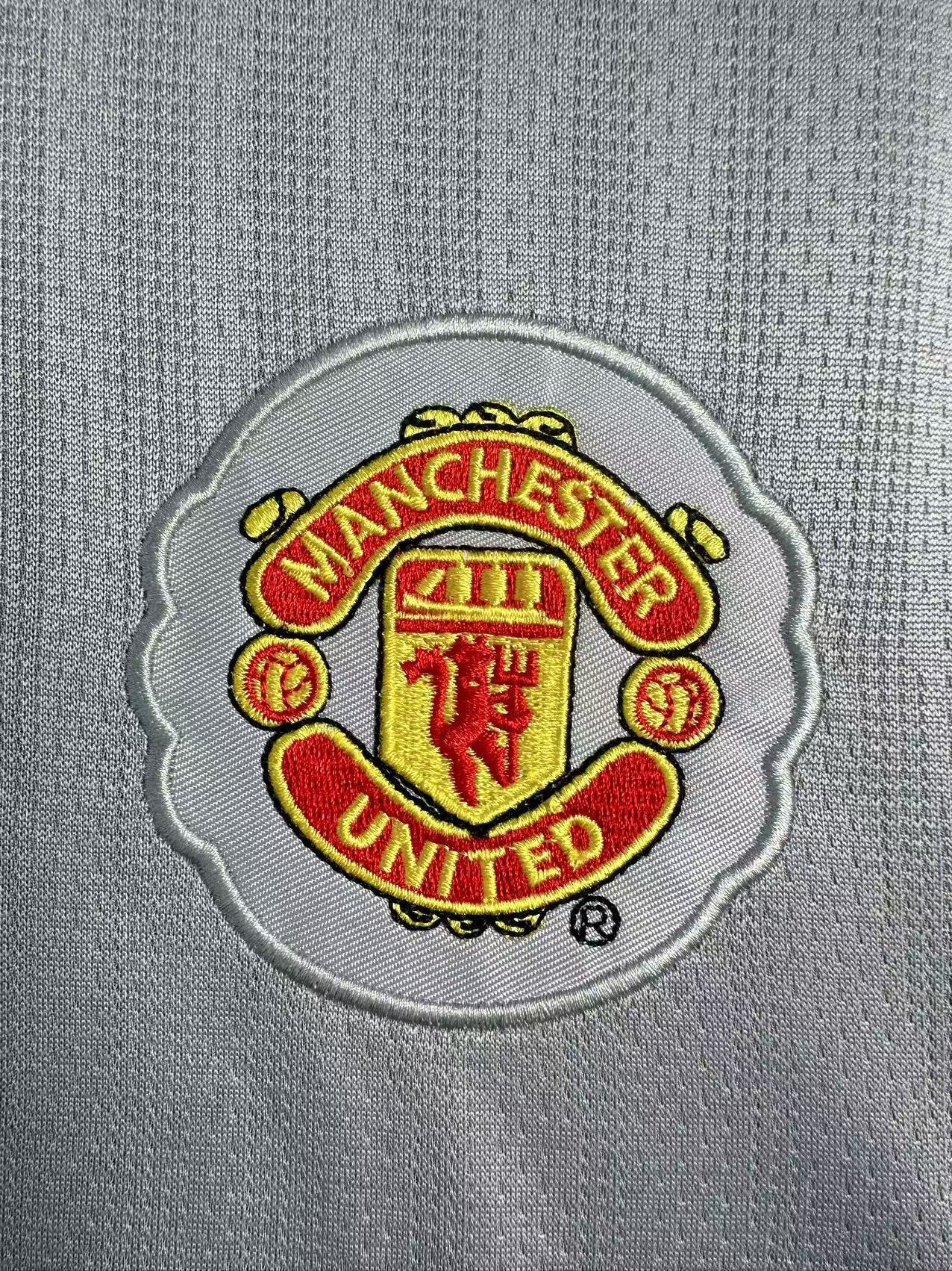Maillot rétro homme Manchester United GK gris - 2007/08