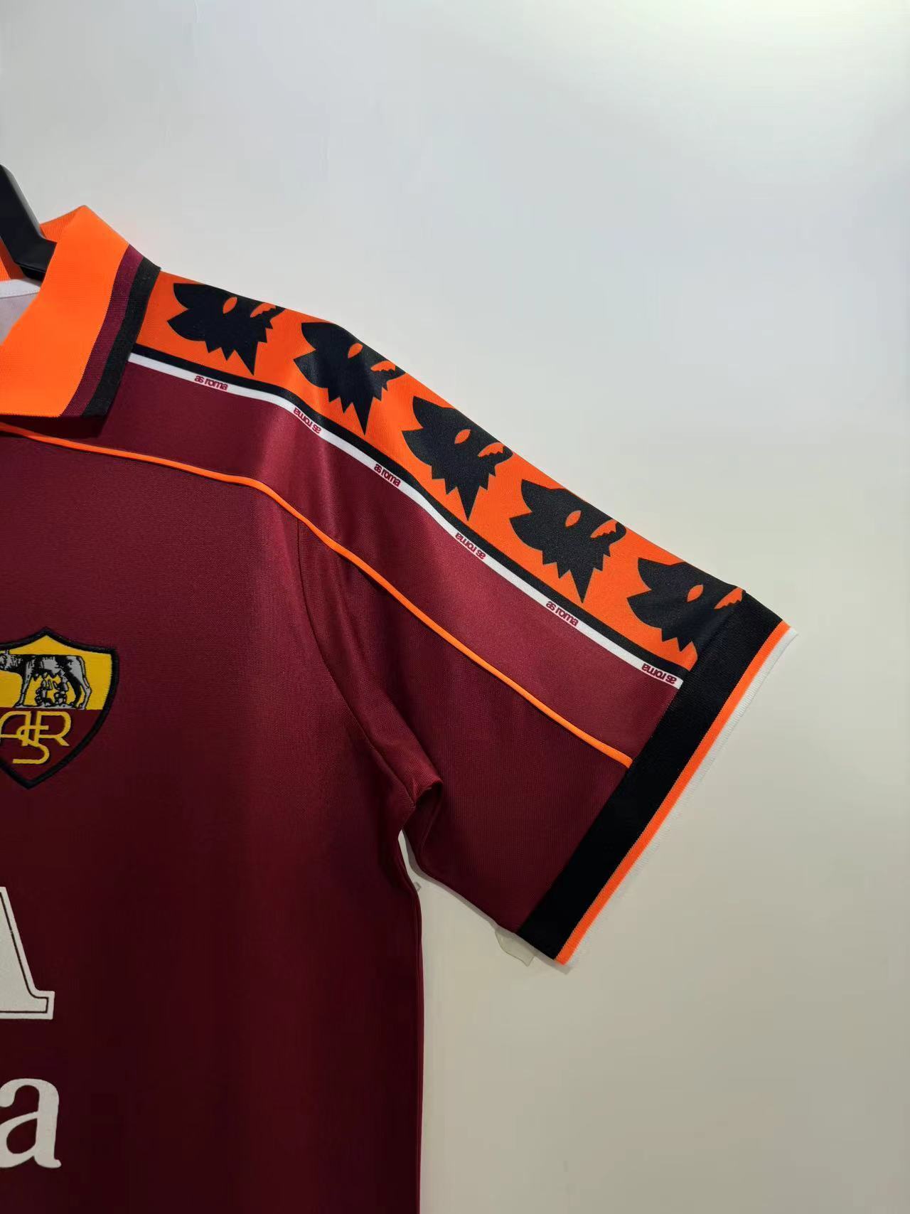 Camiseta retro para hombre del equipo Roma - 1998/1999
