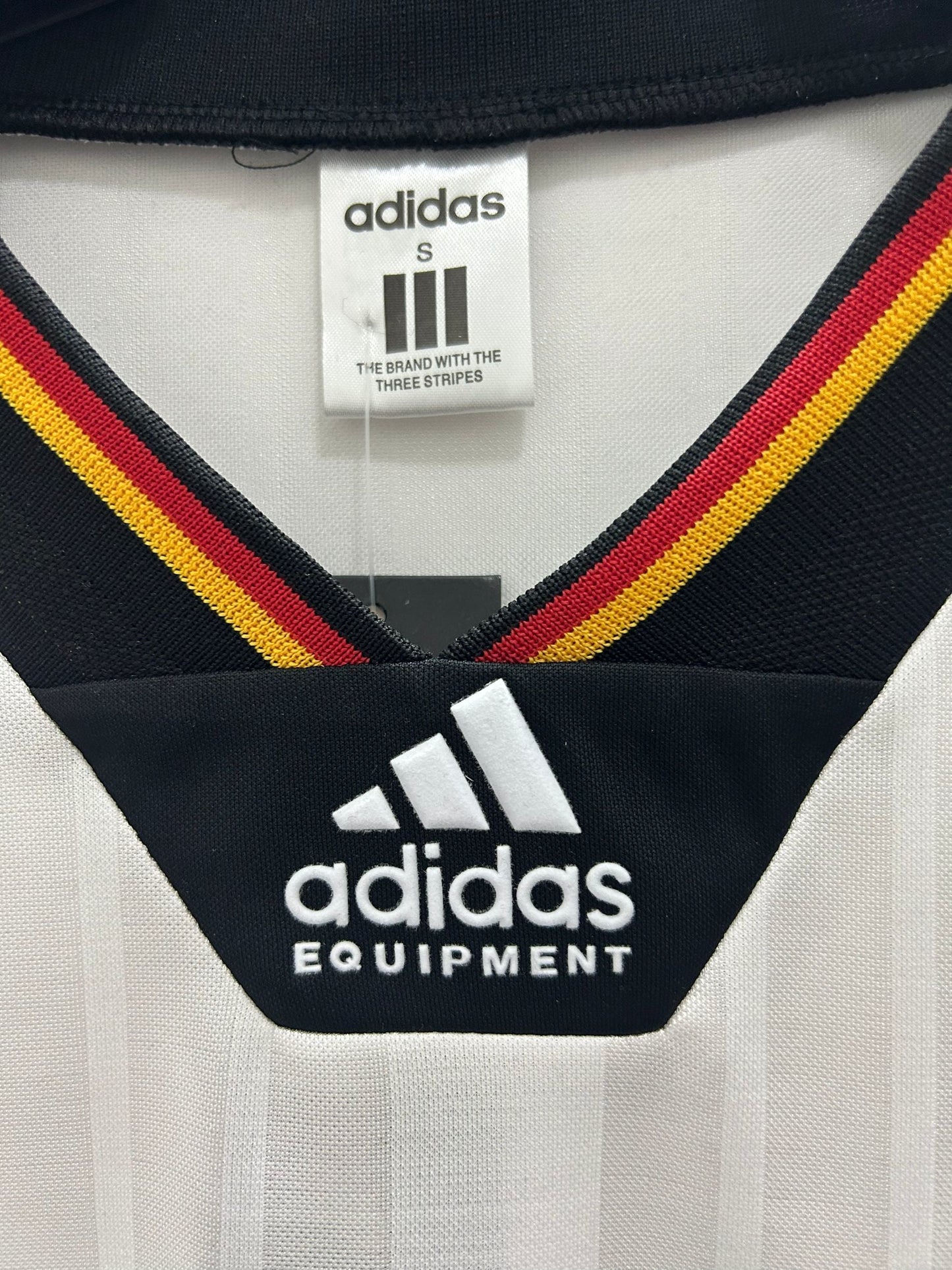 Camiseta Retro de Hombre Selección Nacional de Alemania Blanca - 1992