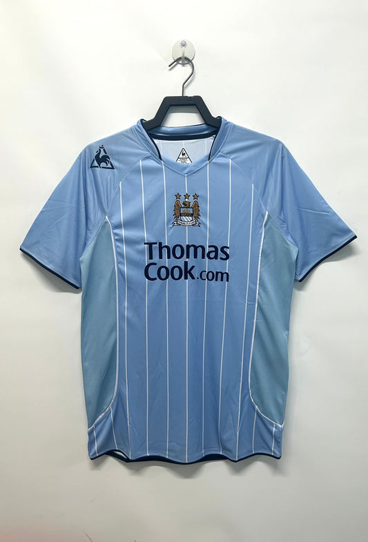 Camiseta de hombre retro del Manchester City local - 2007/2008