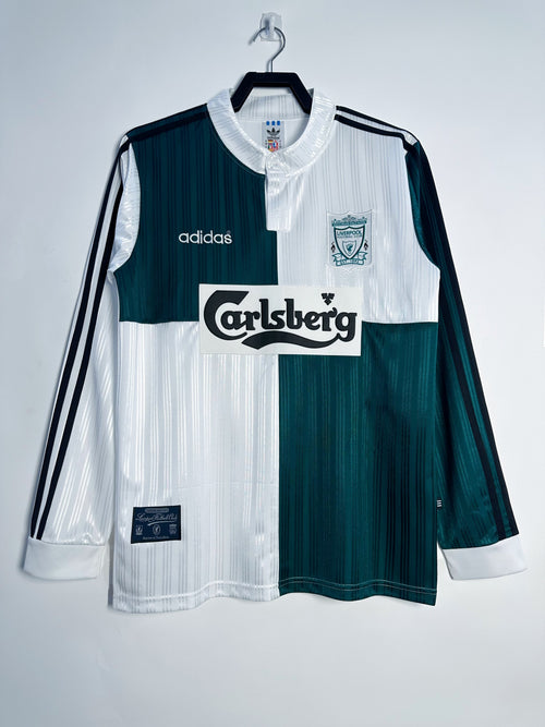 Maillot Rétro Homme Manches Longues Liverpool Extérieur - 1995/96