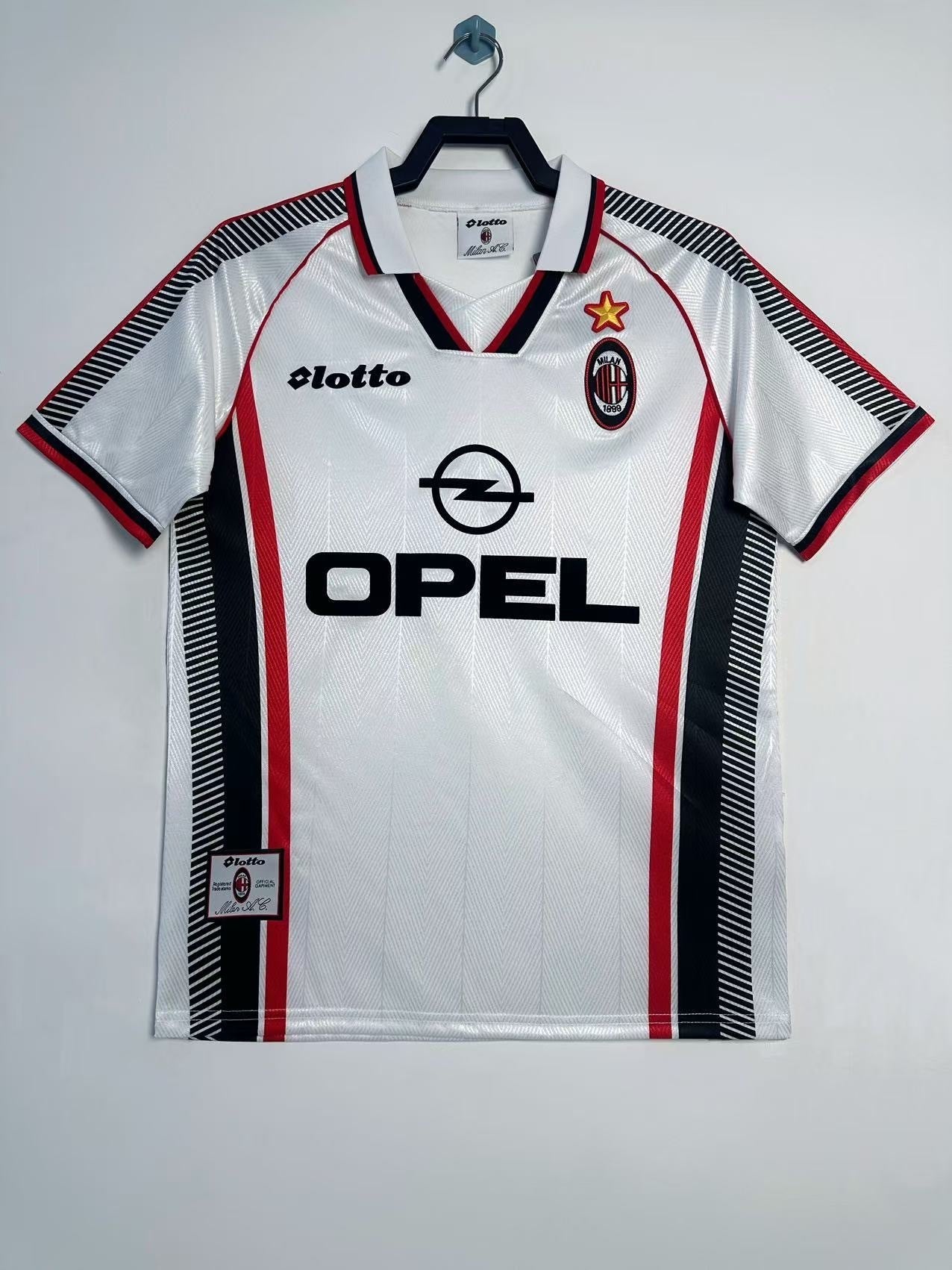 Camiseta Retro Hombre Milan Visitante - 1997/98