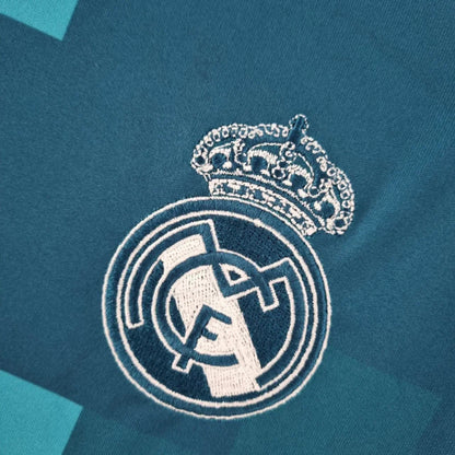 Retro Long Sleeve Real Madrid Adidas Blue - 17/18