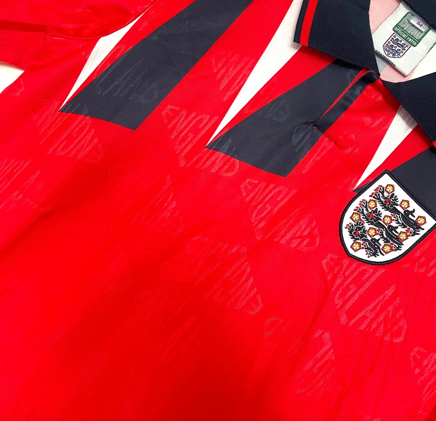 Maillot Rétro Homme Équipe Nationale d'Angleterre Extérieur - 1992